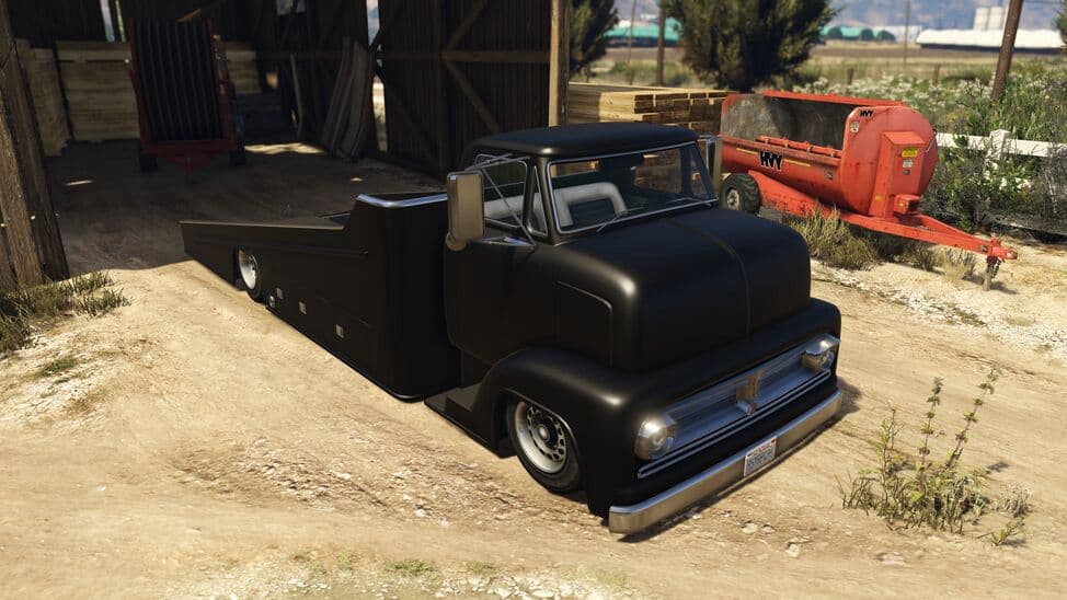 Slamtruck recovery flatbed