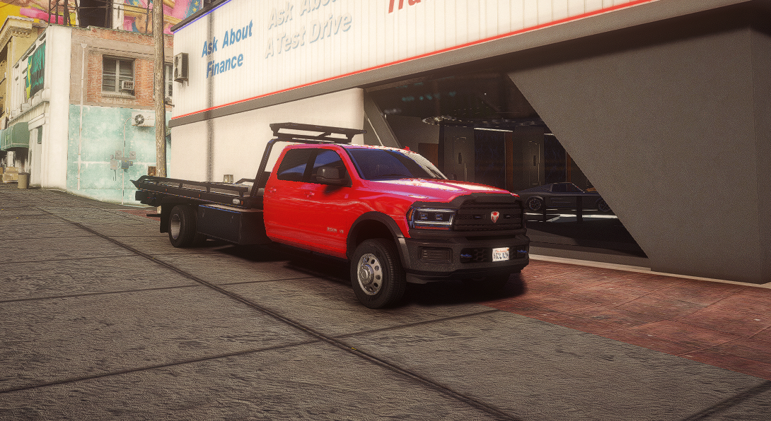 Vapid Bison tow truck